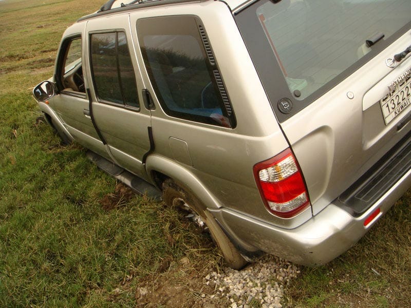 My car Stuck in mud