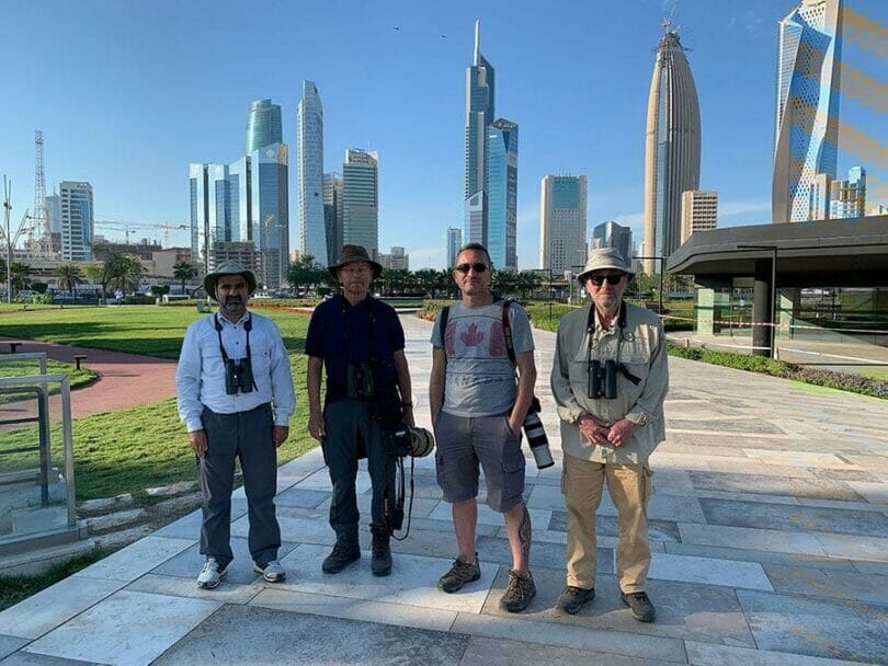 From Left to right: AbdulRahman Al-Sirhan (Tour leader), Daniel Mauras, Max Dettori and Gordon Cox.