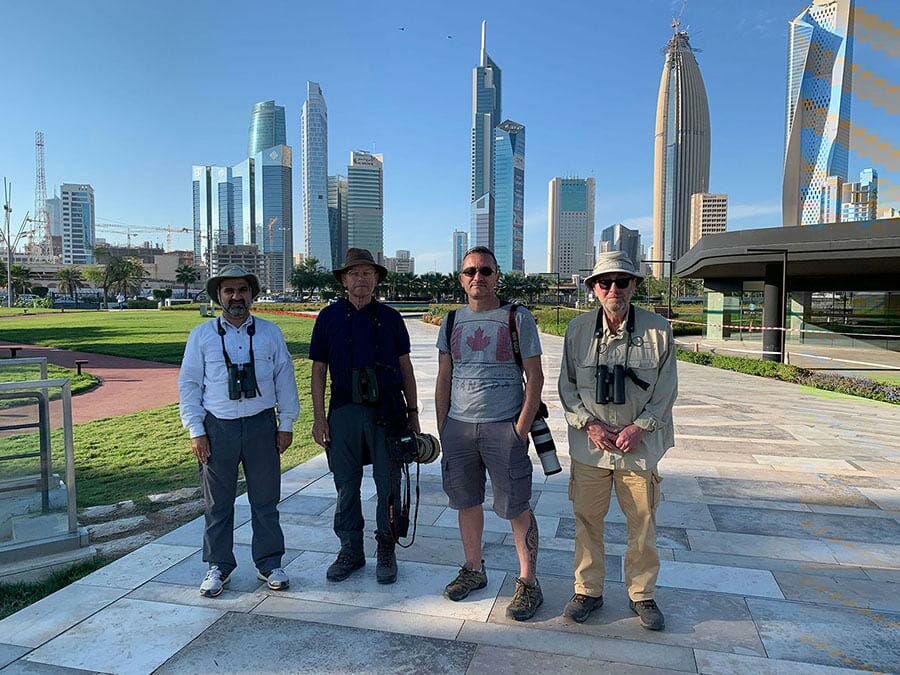 From Left to right: AbdulRahman Al-Sirhan (Tour leader), Daniel Mauras, Max Dettori and Gordon Cox.
