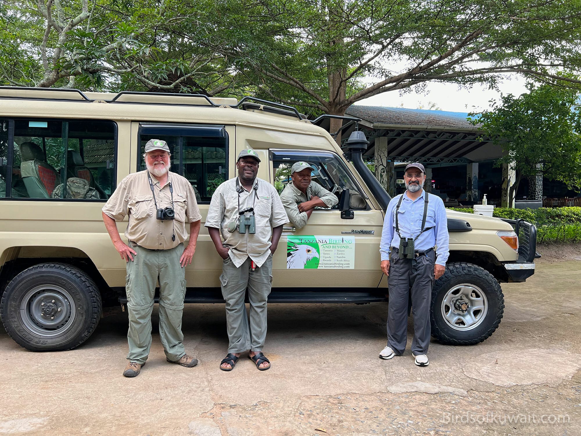 Birds of Kuwait tour team in Tanzania
